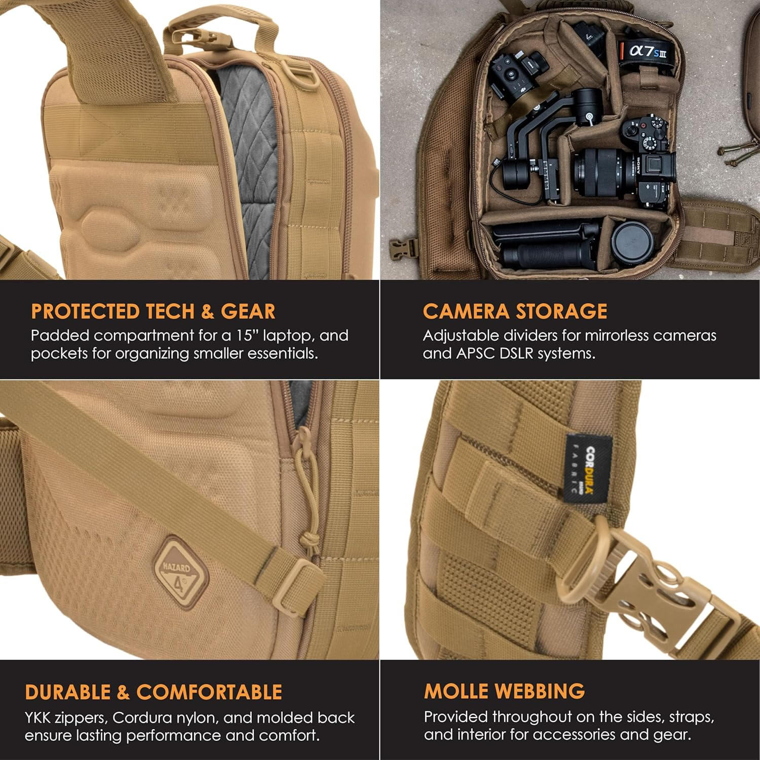 Hazard 4 Hibachi: Light Shell Sling-Pack