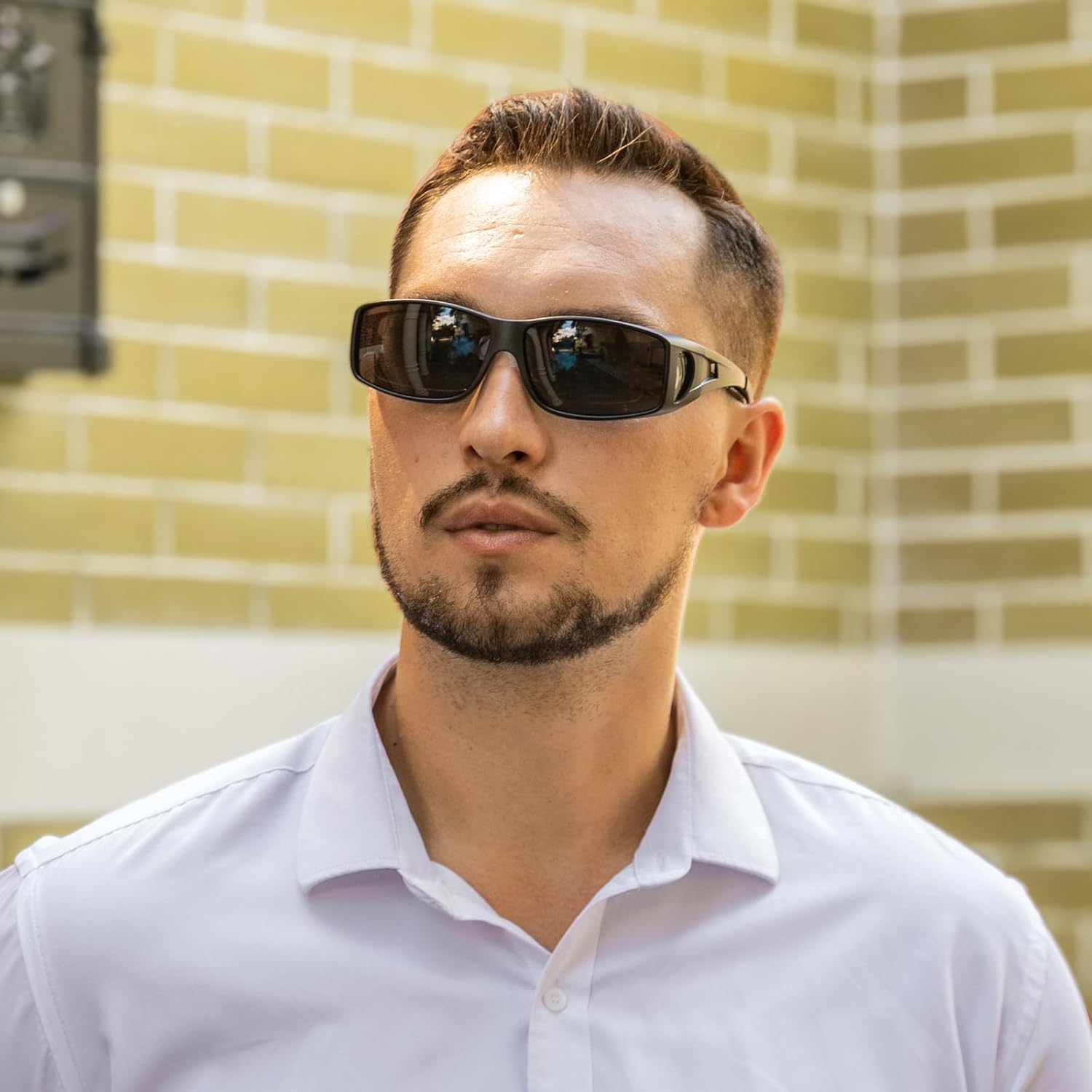 Duduma Polarised Fit over Glasses Sunglasses for Men & Women UV400 Protection Anti-Glare Wrap around Eyewear for Driving Fishing Sports image number 2