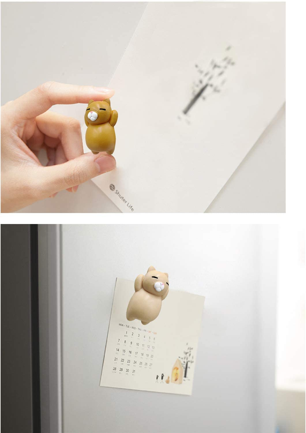 Fun Cat Refrigerator Magnets for Whiteboard, Office, Photos, Notes, Decorative Fridge Magnets image number 3