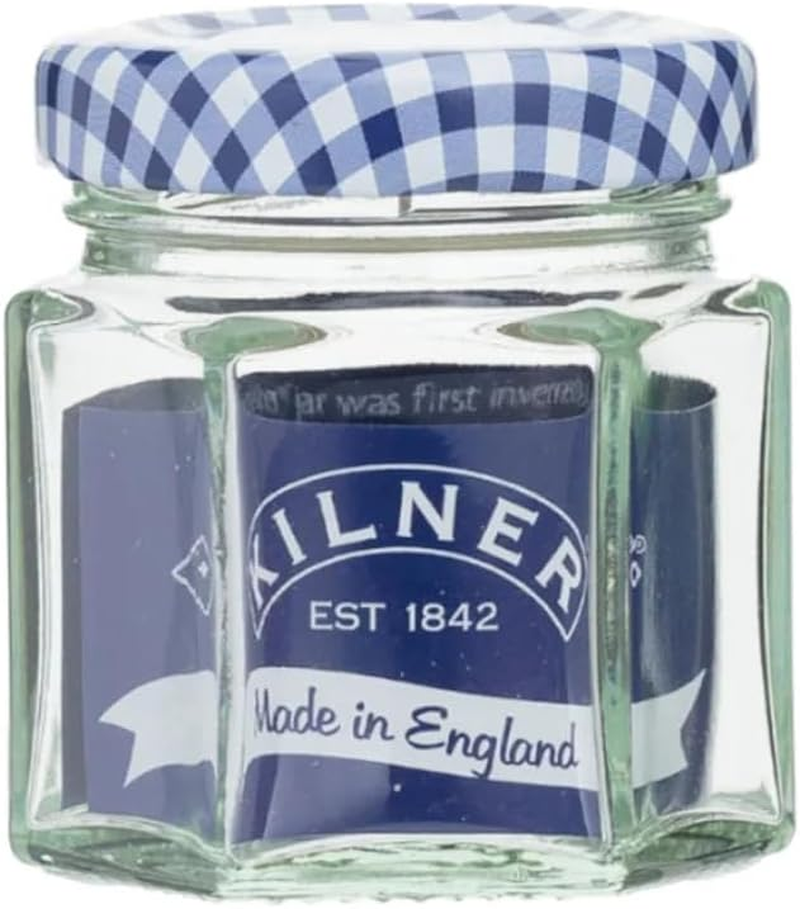 Kilner Hexagonal Twist Top Jar, 110Ml, Transparent 01626