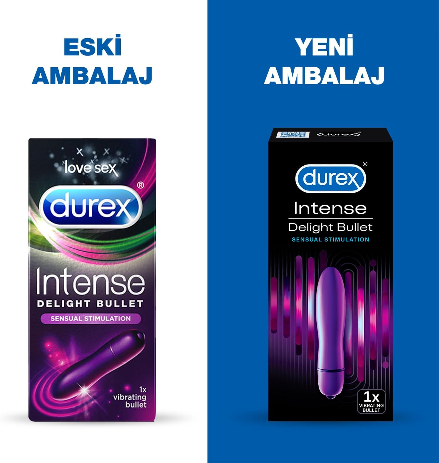 Durex Intense Vibrations Vibe Bullet Pleasure Toy for Couple Waterproof Female Vibrators Massager