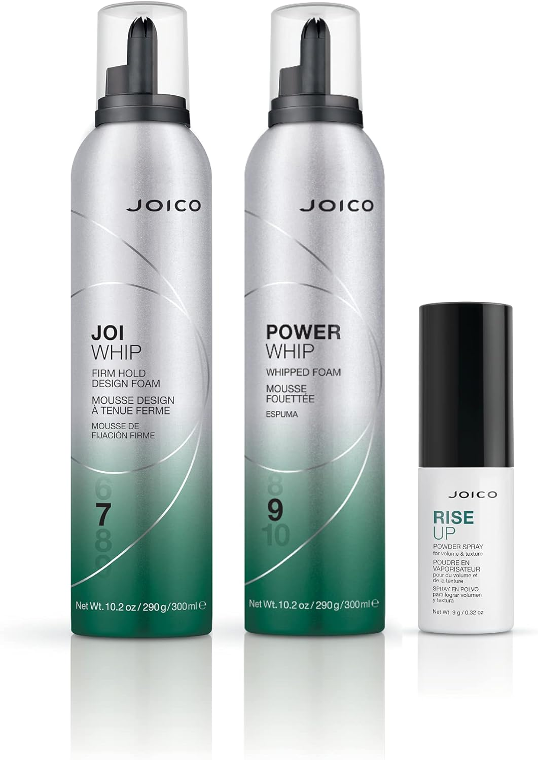 Joico Power Whip Whipped Foam | for Most Hair Types | Add Volume & Body | Thermal Heat, Humidity, & Pollution Protection | Boost Shine | Control Frizz & Flyaways | Silicone & Paraben Free | 10.2 Fl Oz image number 5