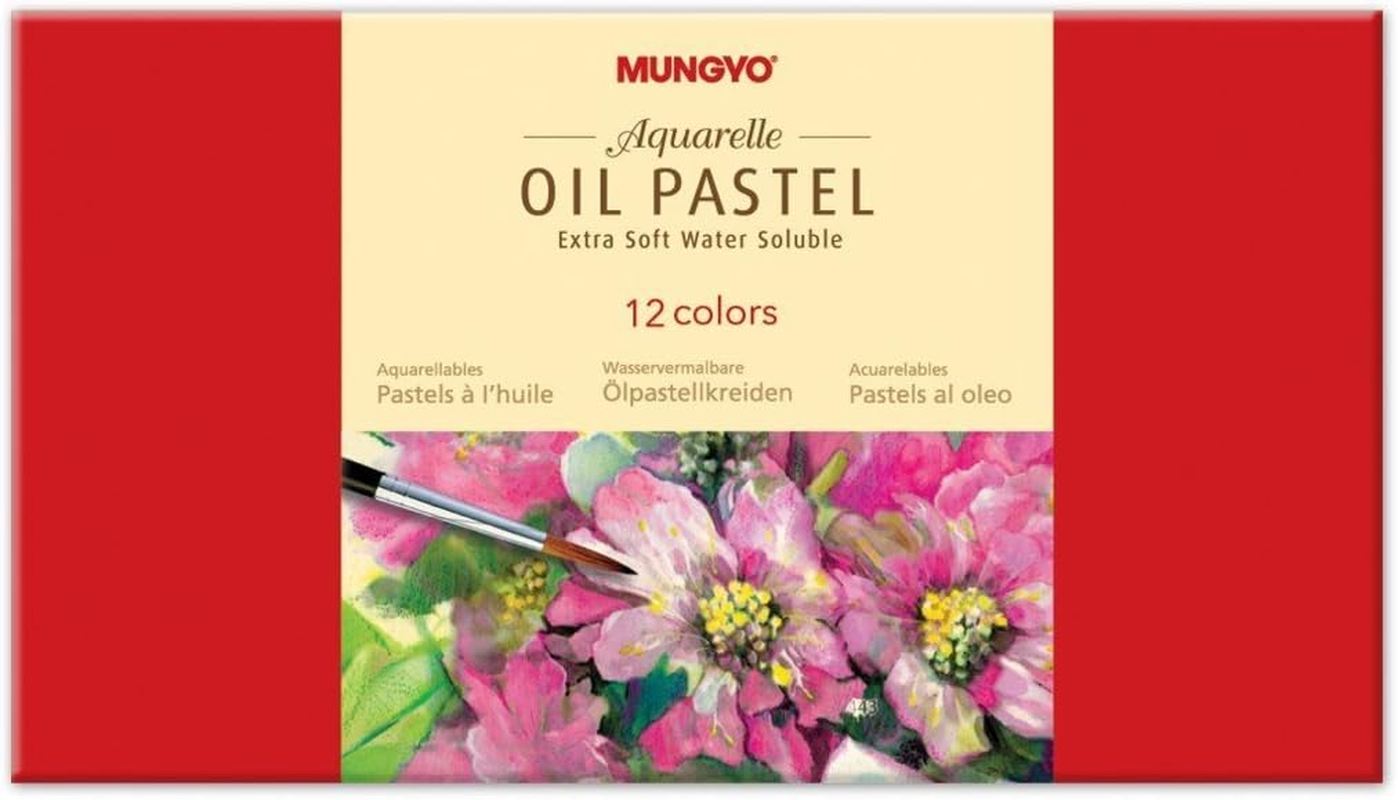Mungyo Water-Soluble Oil Pastel Set of 12 - Assorted Colors image number 1