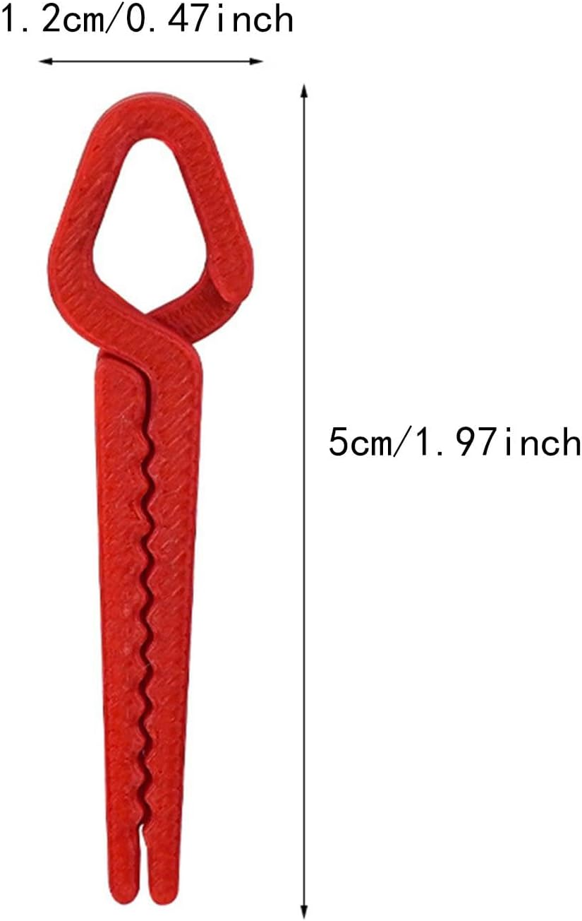 Perfk 10Pcs Nail Polish Protector for Fingers Nail Pinching Clips for Women Multifunctional Lightweight Manicure Art Builder Tools