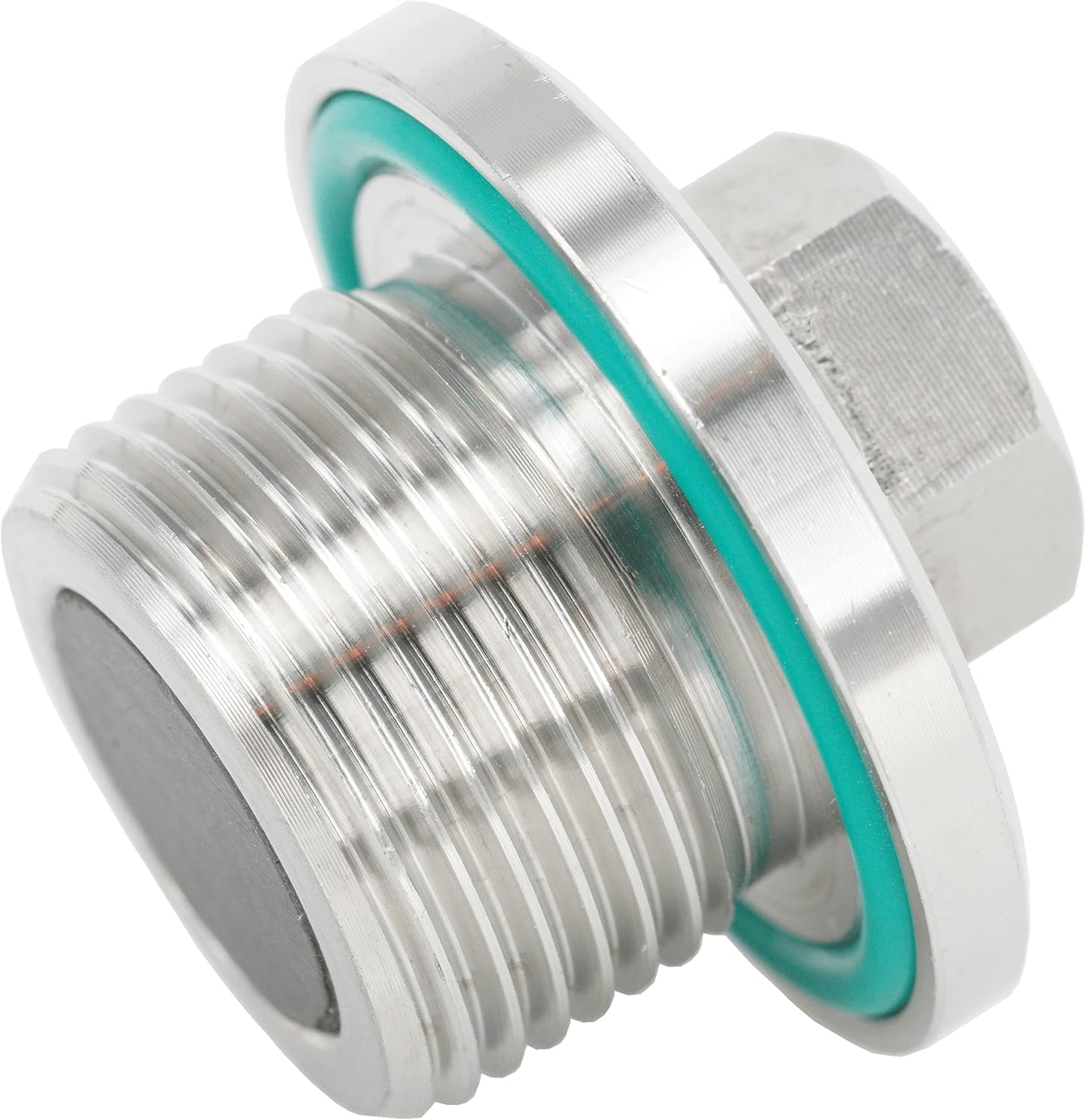 Dsnaduo 1 Pc M22X1.5 Stainless Steel Magnetic Transmission Front/Rear Differential Gearbox Oil Fill and Drain Plug Fit for BMW, Mini Cooper, John Deere, KTM, Replace 33117525064, HWP0065 image number 3