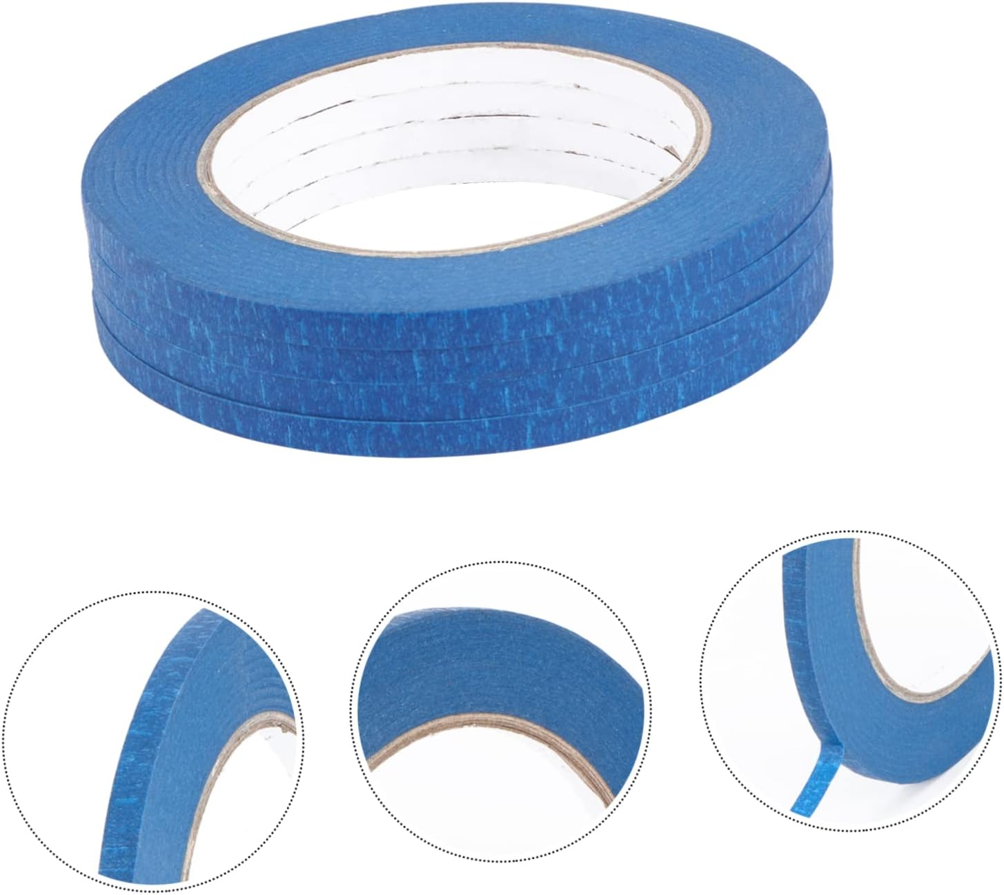 Hohopeti 4Pcs Heat-Resistant Tape Paper Adhesive Car Tape for Printing for DIY Projects and Car Sun Shades image number 4