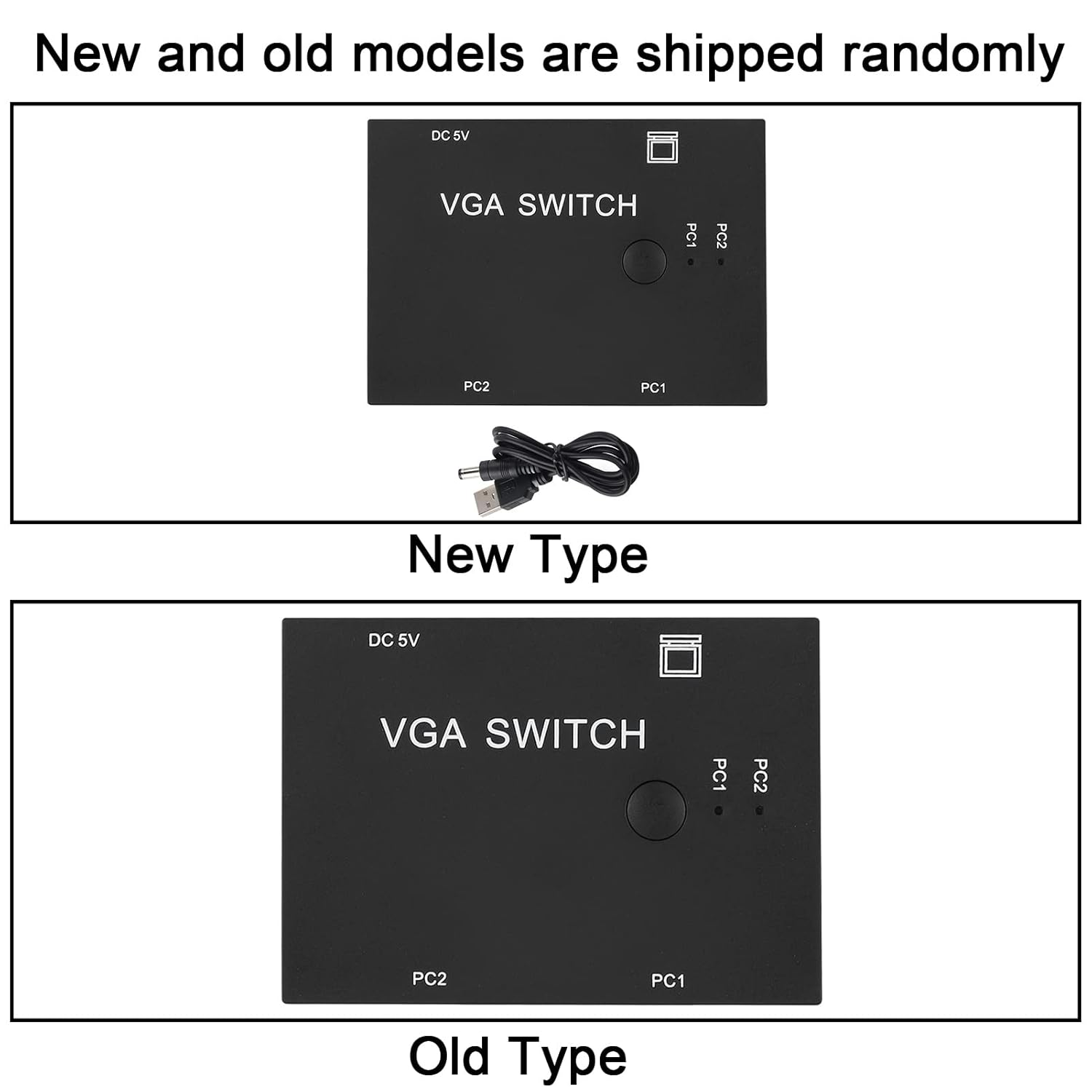 MENDUNER VGA Splitter Computer Accessory, 2-In-1 Out 2 Port Switcher, HD Display Accessories for Host Switch, VGA Video Sharing Selector Adapter Support XVGA, SVGA, UXGA image number 2