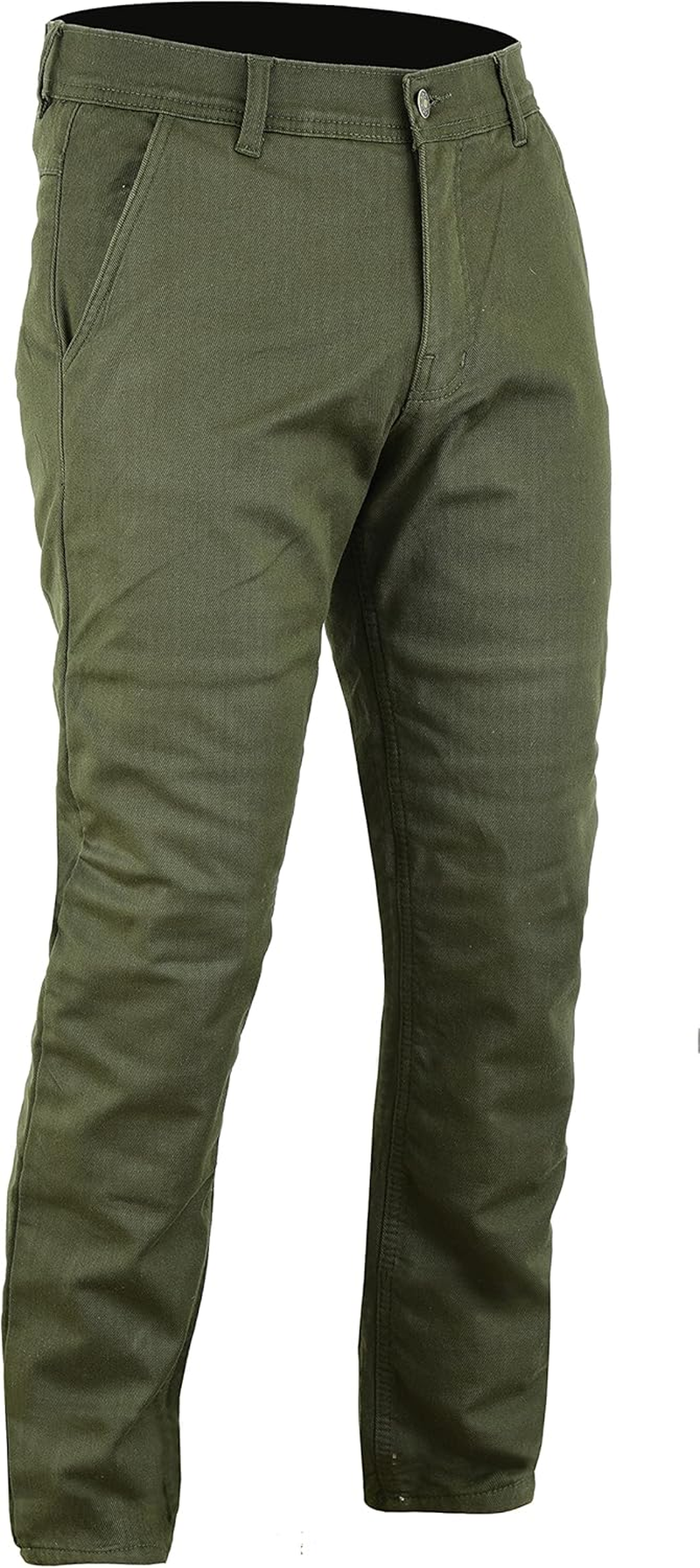 Bikers Gear Australia Kevlar Lined Modern Style Chino Motorcycle Jeans with CE Protection