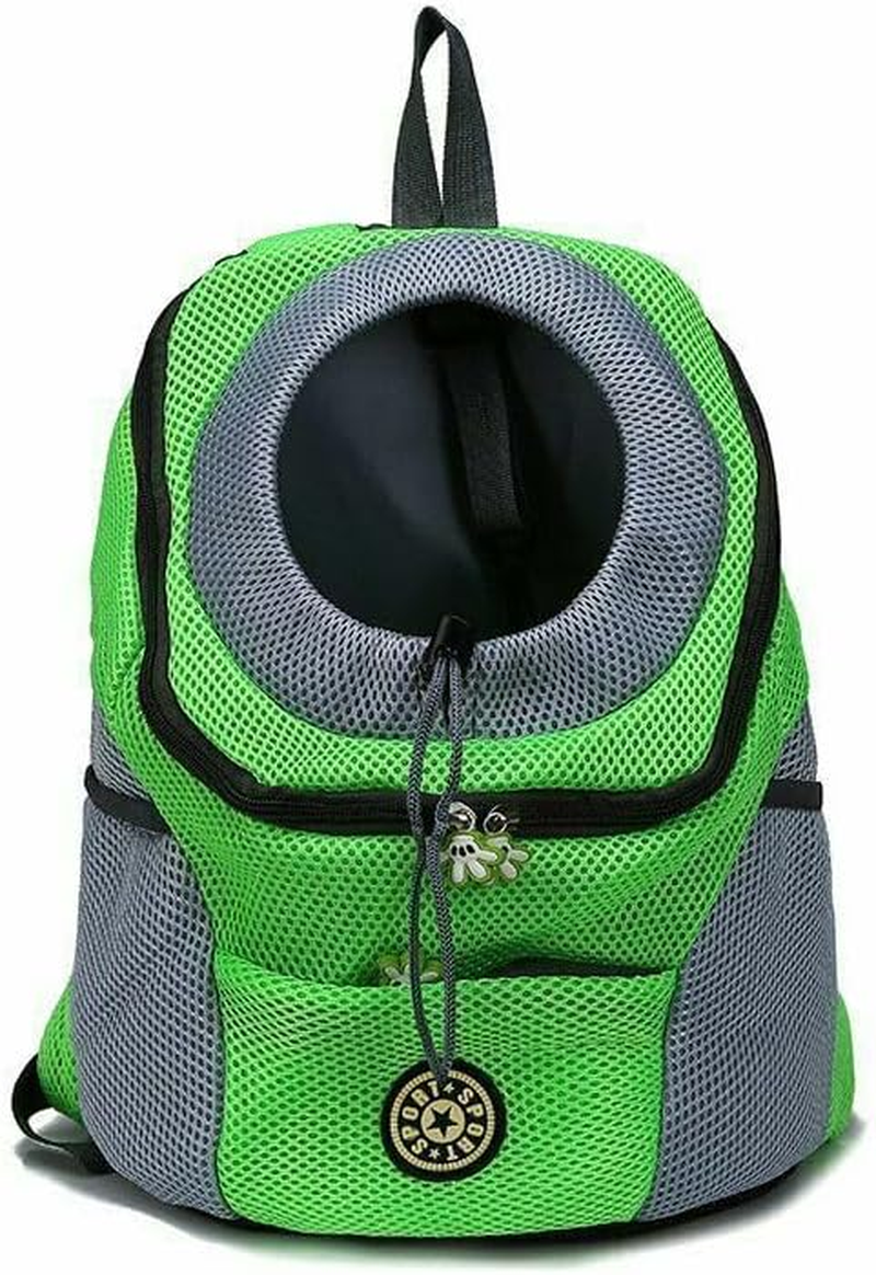Puppy Mesh Pet Dog Carrier Backpack Front and Back Shoulder Bag, Versatile Design, Ideal for Travel and Outdoor