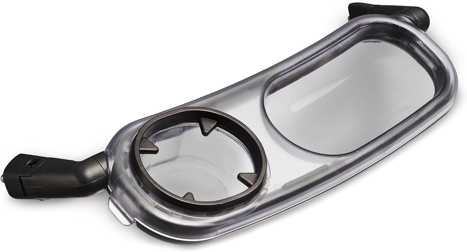 Stroller Snack Tray with Cup Holder Compatible with Uppababy Vista V2 Stroller, Uppababy Cruz V2, Rumble Seat. Easy Attachment for Most Uppababay Stroller Bumper Bar Housing. Stroller Accessories image number 1