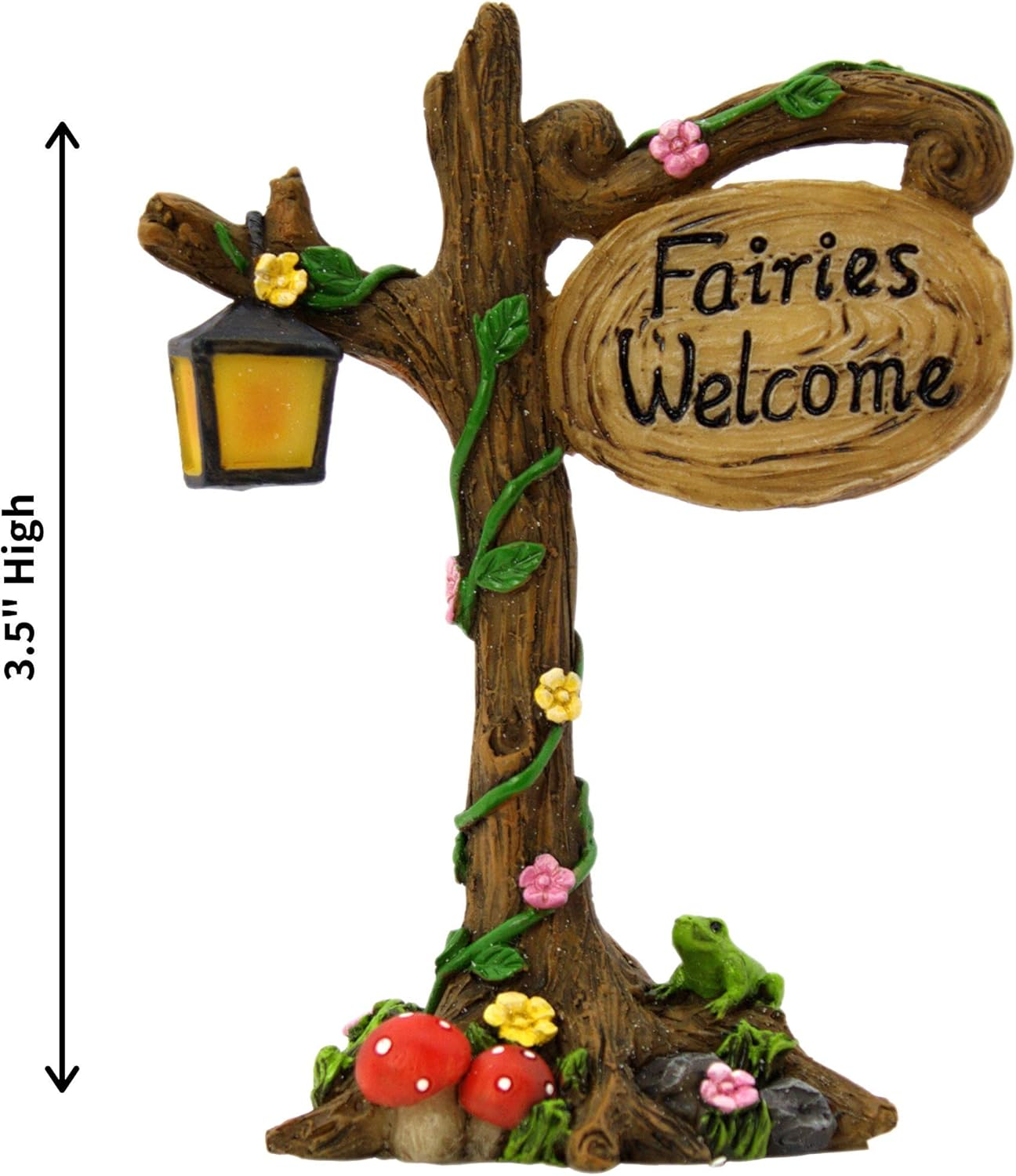 PRETMANNS Fairies for Fairy Garden &ndash; Fairy Garden Accessories &ndash; Fairy Garden Fairies &ndash; Cute Fairy Garden Figurines and a Fairy Sign - Miniature Fairy Garden Accessories - 3 Piece Fairy Set image number 3
