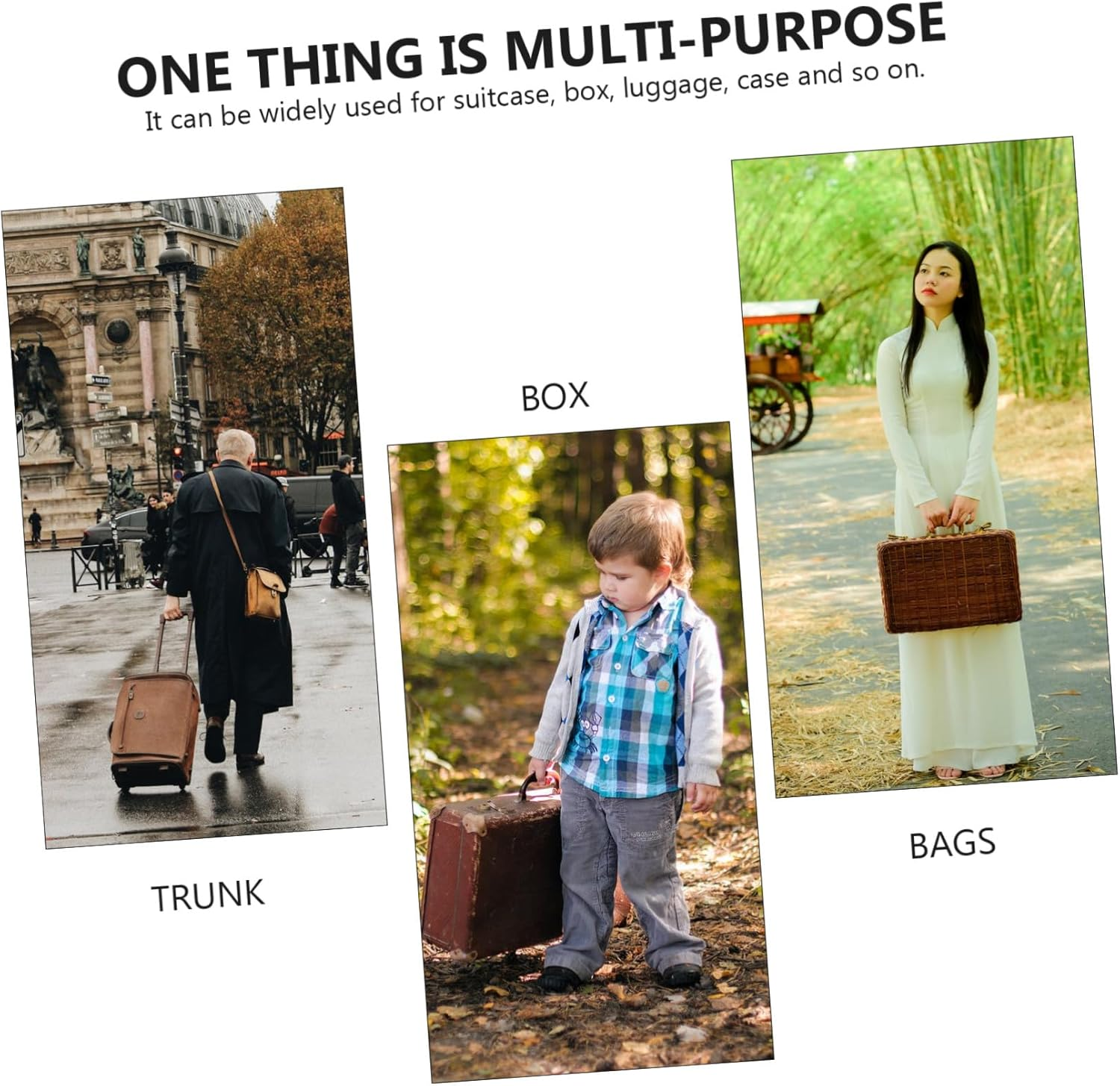 SHERCHPRY Suitcase Handle Replacement Travel Suitcase Luggage Handle Strap Sturdy Adjustable Carrying Grip for Luggage Boxes