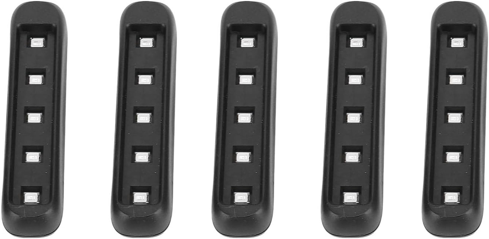 Marhynchus Curing Mini Lamp Cute Convenient Design 5 LED Beads for Nail Art for Daily Use Material: Plastic Portable Lightweight (Black Rectangle) image number 2