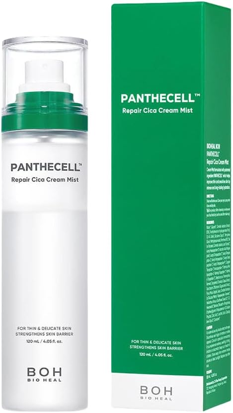 PANTHECELL Repair Cream Mist, Moisturising and Soothing, 120Ml, for Sensitive Skin, Korean Beauty Skin Care for BIOHEAL BOH