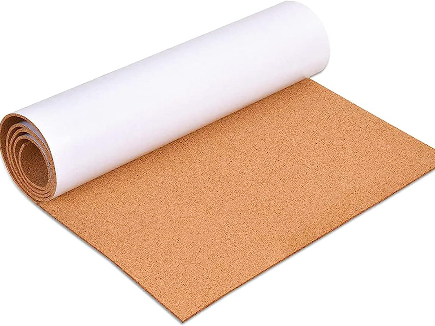 Origreen Cork Board Bulletin Board Roll, 3Mm Thick Self-Adhesive Cork Rolls, 40X246Cm Corkboards for Wall, Office, Home, Kitchen, Poster Pin Board Ideal for DIY (1/8" Thick, 97"X16", Au) image number 1