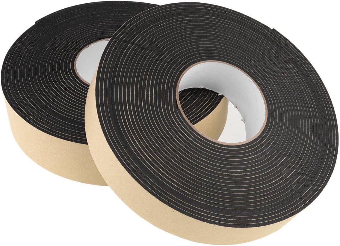 Ibasenice Foam Roll Tape Eva Sponge Tape for Window Door Seal Weatherstrip Car Trim Draft Blocker (10M 0.3X4Cm 0.3X5Cm Style) image number 4