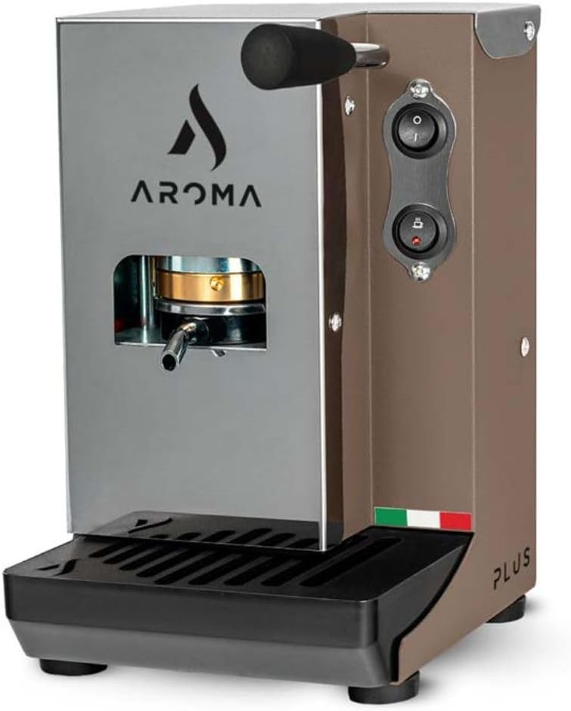 Aroma Plus+ Espresso Pod Machine ESE 44 Mm Taupe