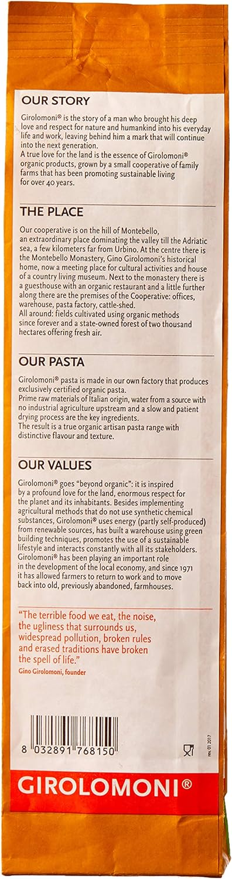 Girolomoni Organic Durum Wheat Semolina Linguine Pasta, 500G image number 3