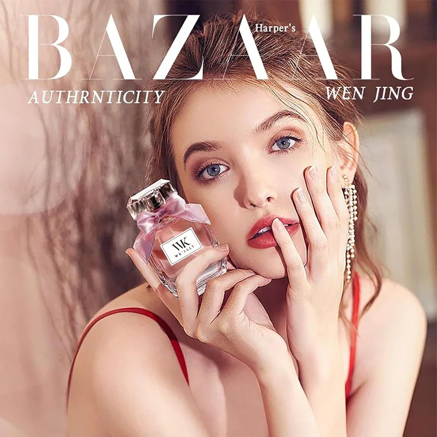 WK JALY Pink Chance Eau De Parfum, Women'S Perfume - Floral & Woody - with Notes of Vanilla, Jasmine, Rose, 50Ml image number 1