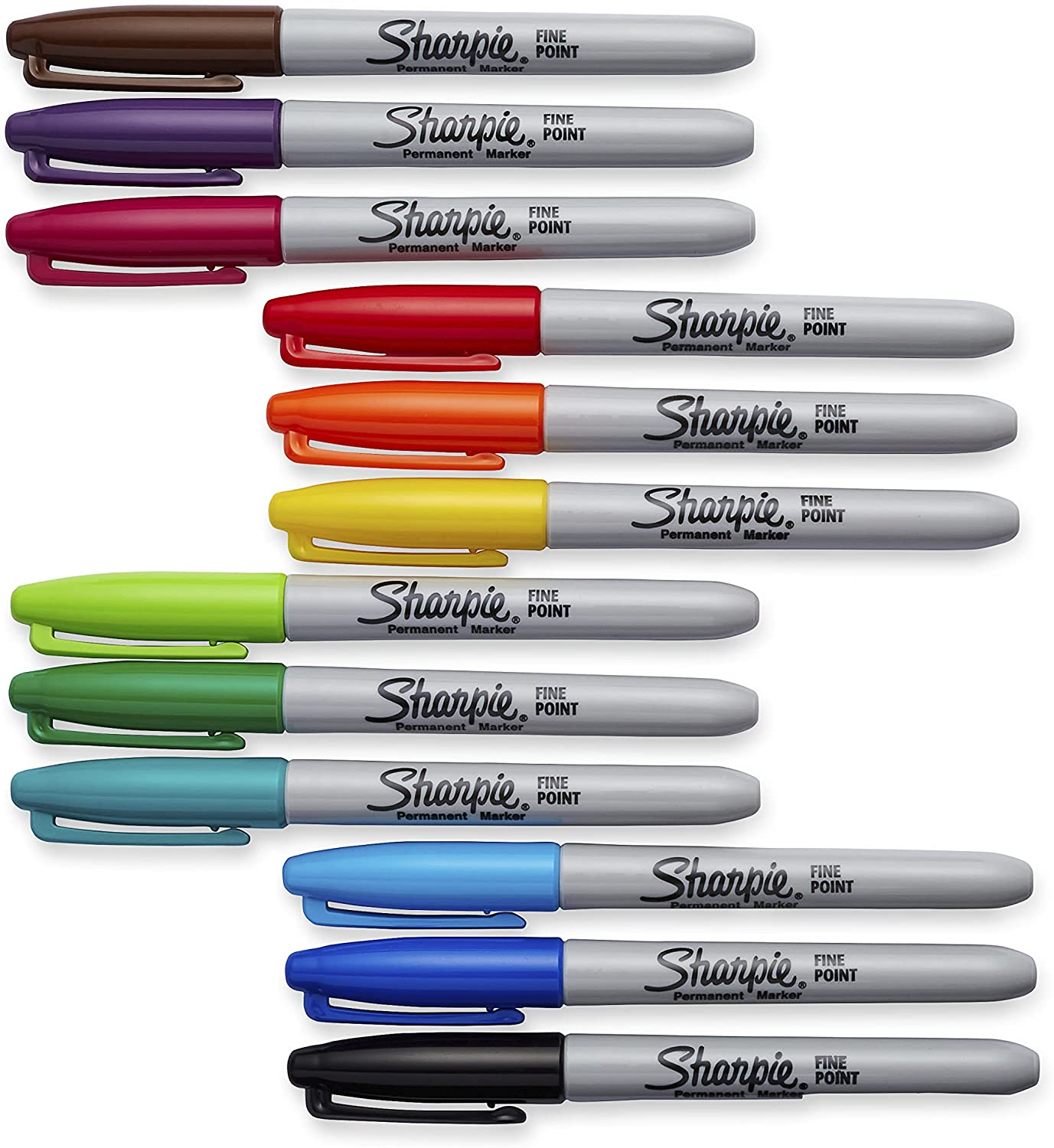 Sharpie 1949557 Fine Colour Burst Permanent Marker (Pack of 24) image number 3