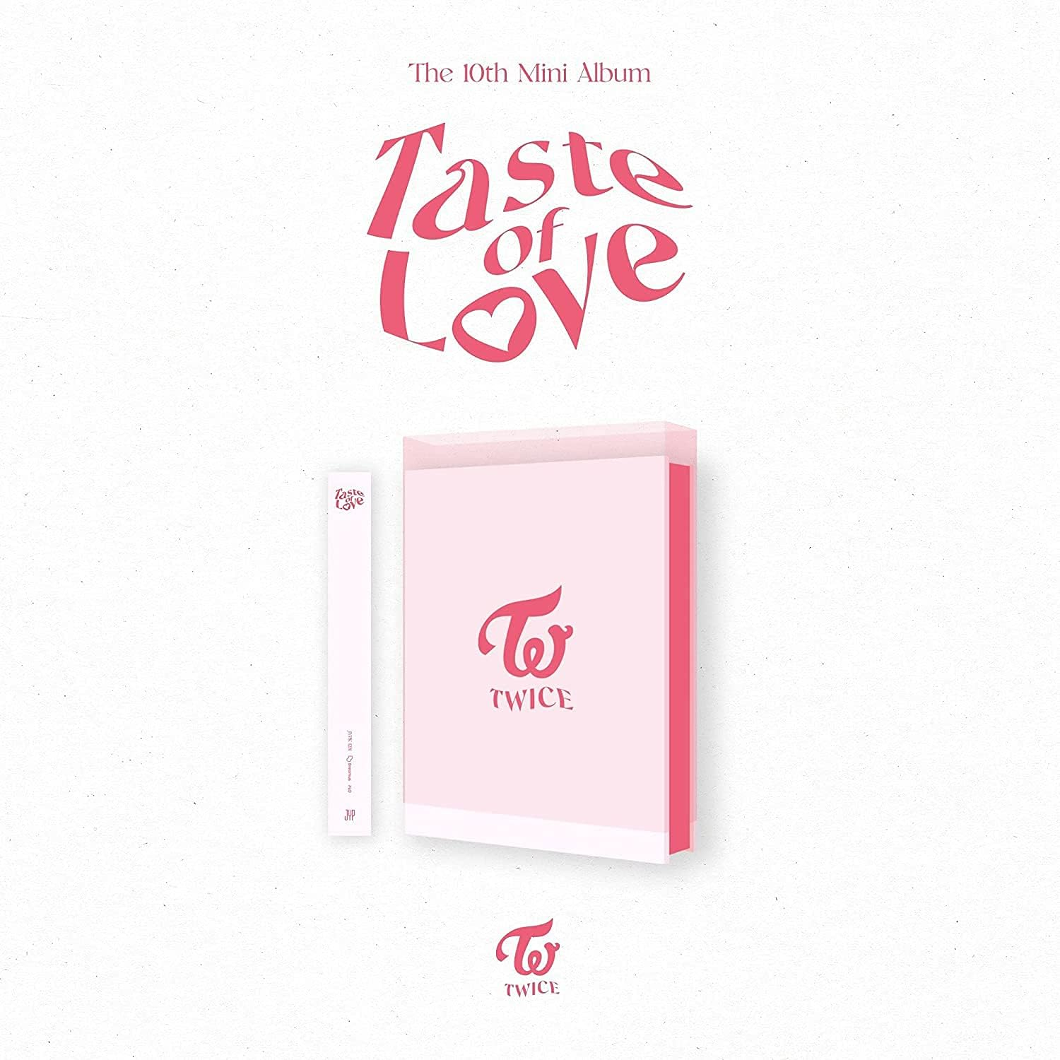Twice Taste of Love 10Th Mini Album in Love Version Cd+76P Photobook+Booklet+1P Lenticular+1P Tasting Card+1P Coaster+5P Photocard+Message Photocard Set+Tracking Kpop Sealed image number 2