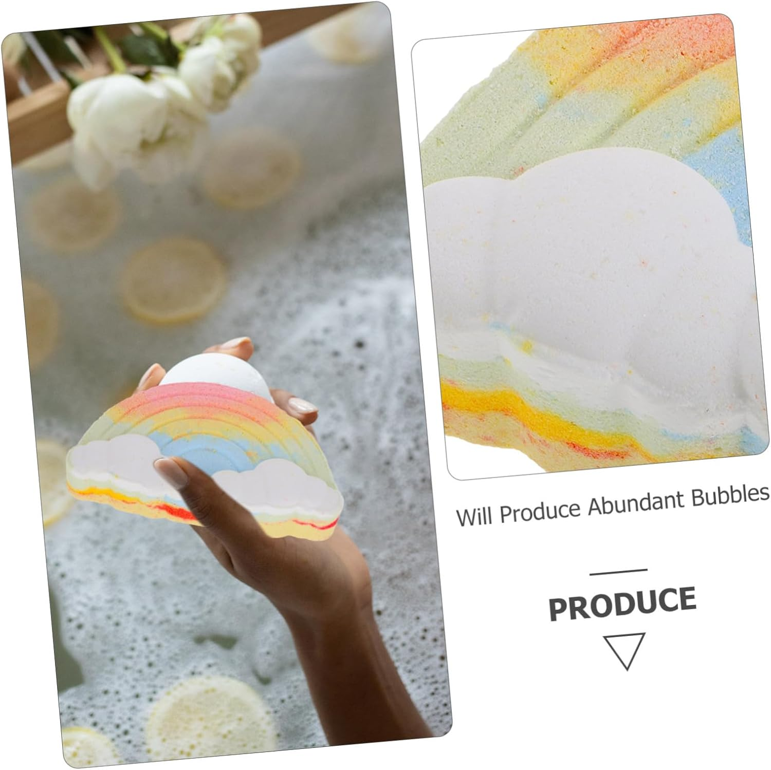 DECOMELODY Moisturizing Cloud Bath Essential Oils Accessories for Women with Soothing for Relaxation and Hydration image number 5