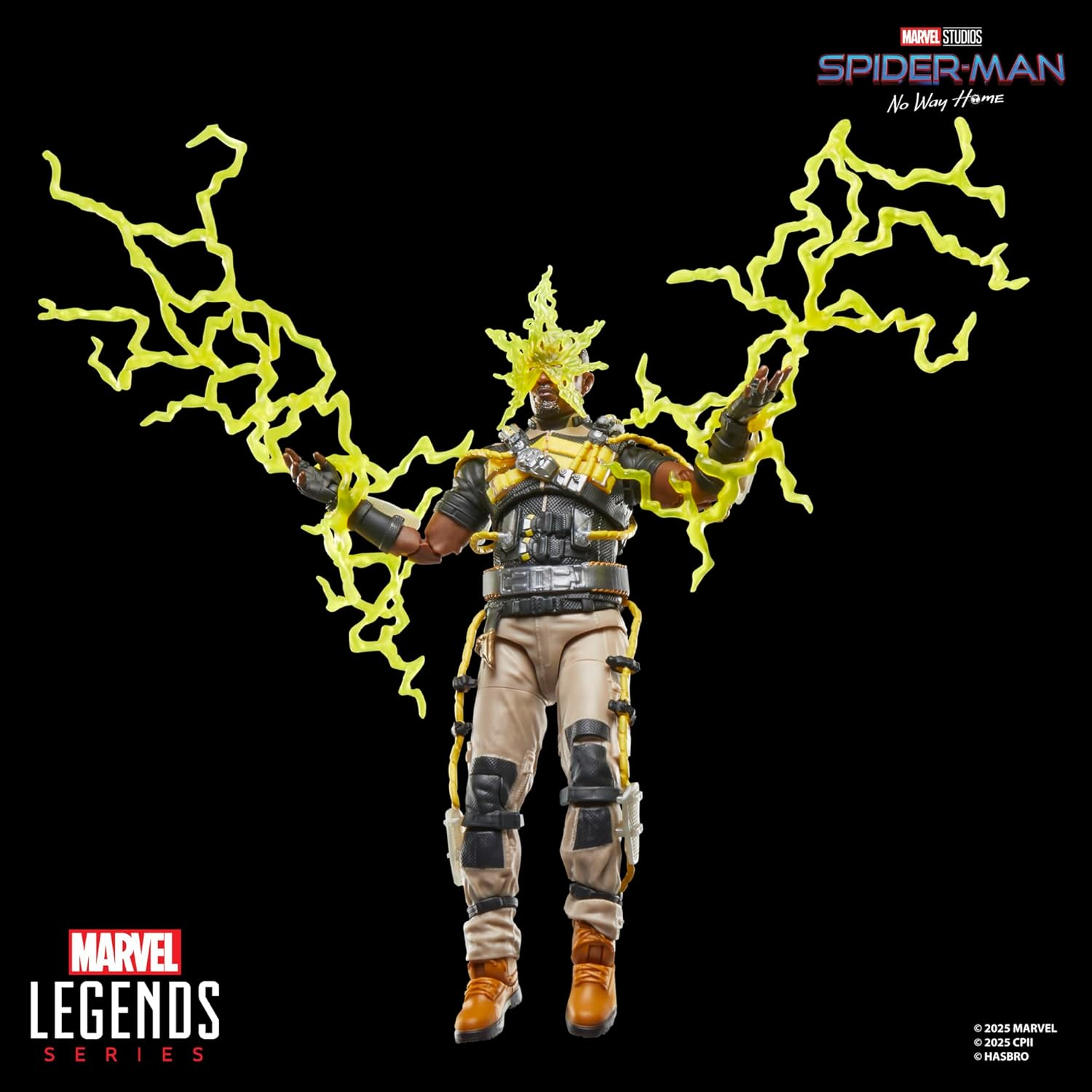 Marvel Legends Series Marvel&rsquo;S Electro, Spider-Man: No Way Home Collectible 6 Inch Action Figure image number 2