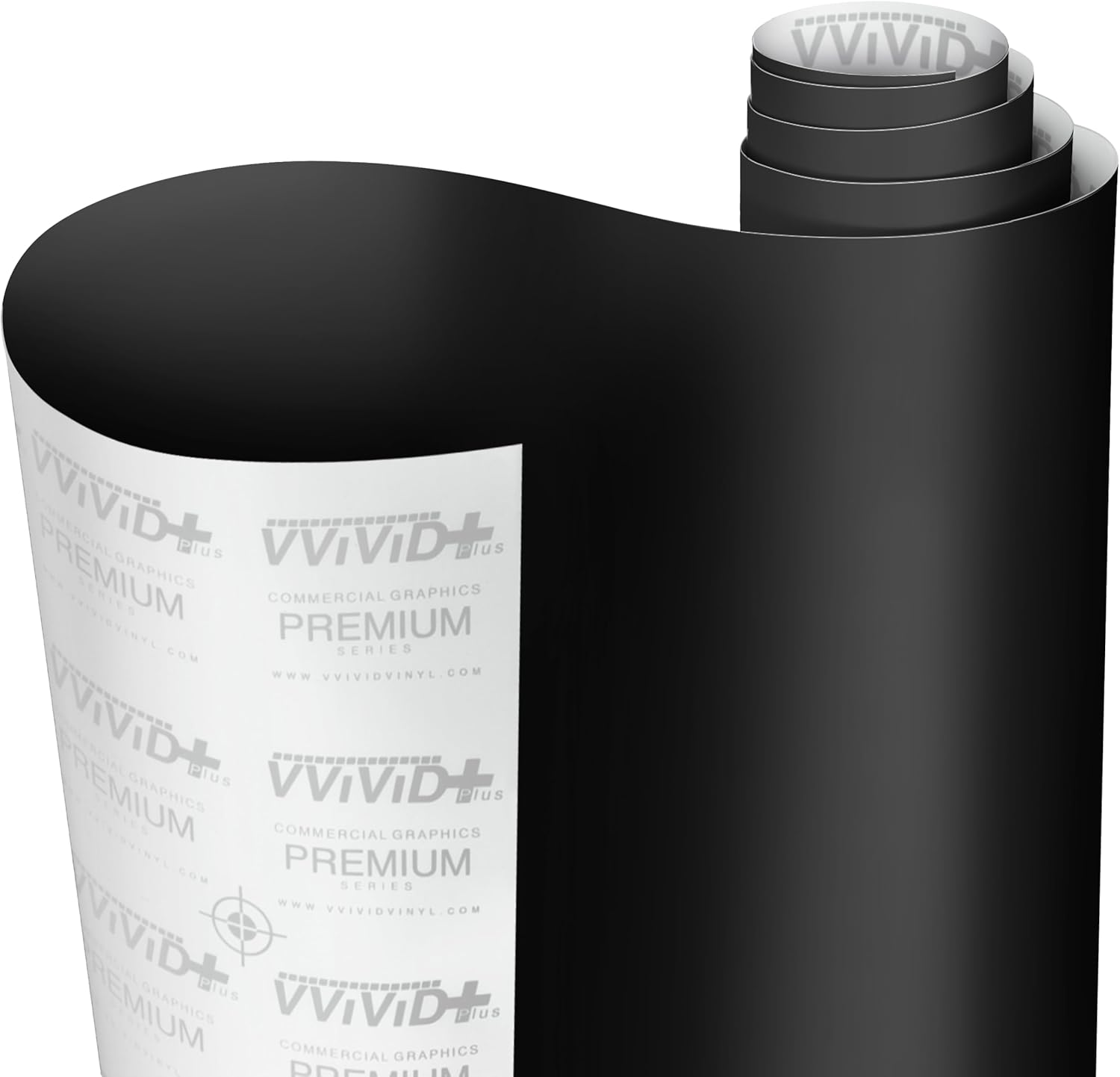 Black Matte Car Wrap Vinyl Roll with Air Release 3Mil-Vvivid8 1.5FT X 5FT Black image number 4