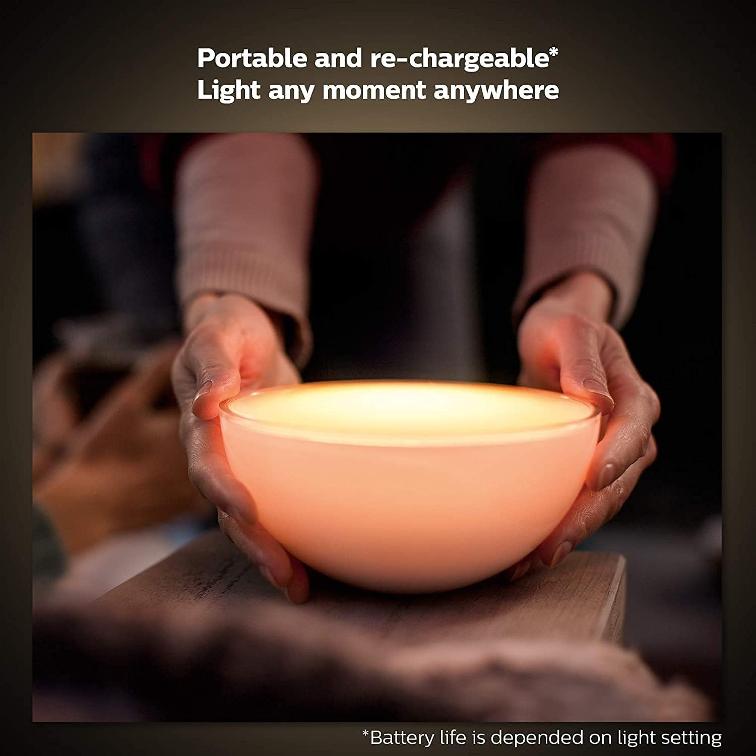 Philips Hue Go 2.0 White & Colour Ambiance Smart Portable Light with Bluetooth, Compatible with Alexa and Google Assistant