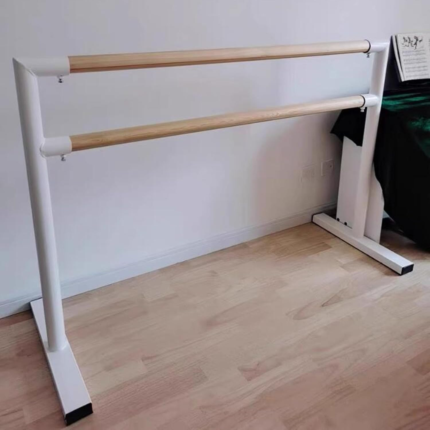 Studio Ballet Barre, Mobile Pilates, Fitness Barre Exercise Equipment, Freestanding Portable Ballet Bar Dance Training Stretching image number 1