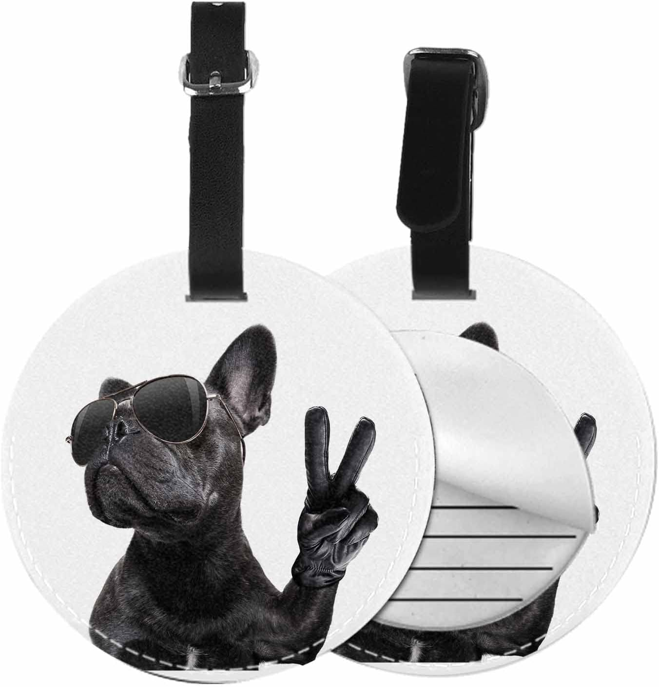 TKS MITLAN Basketball Luggage Tag for Suitcases Game Leather Texture Spot Sport Red Black Color Team Popular Art Cool Ball PU Leather Bag Travel Suitcase ID Identifier round Baggage Tags (1 Pack)