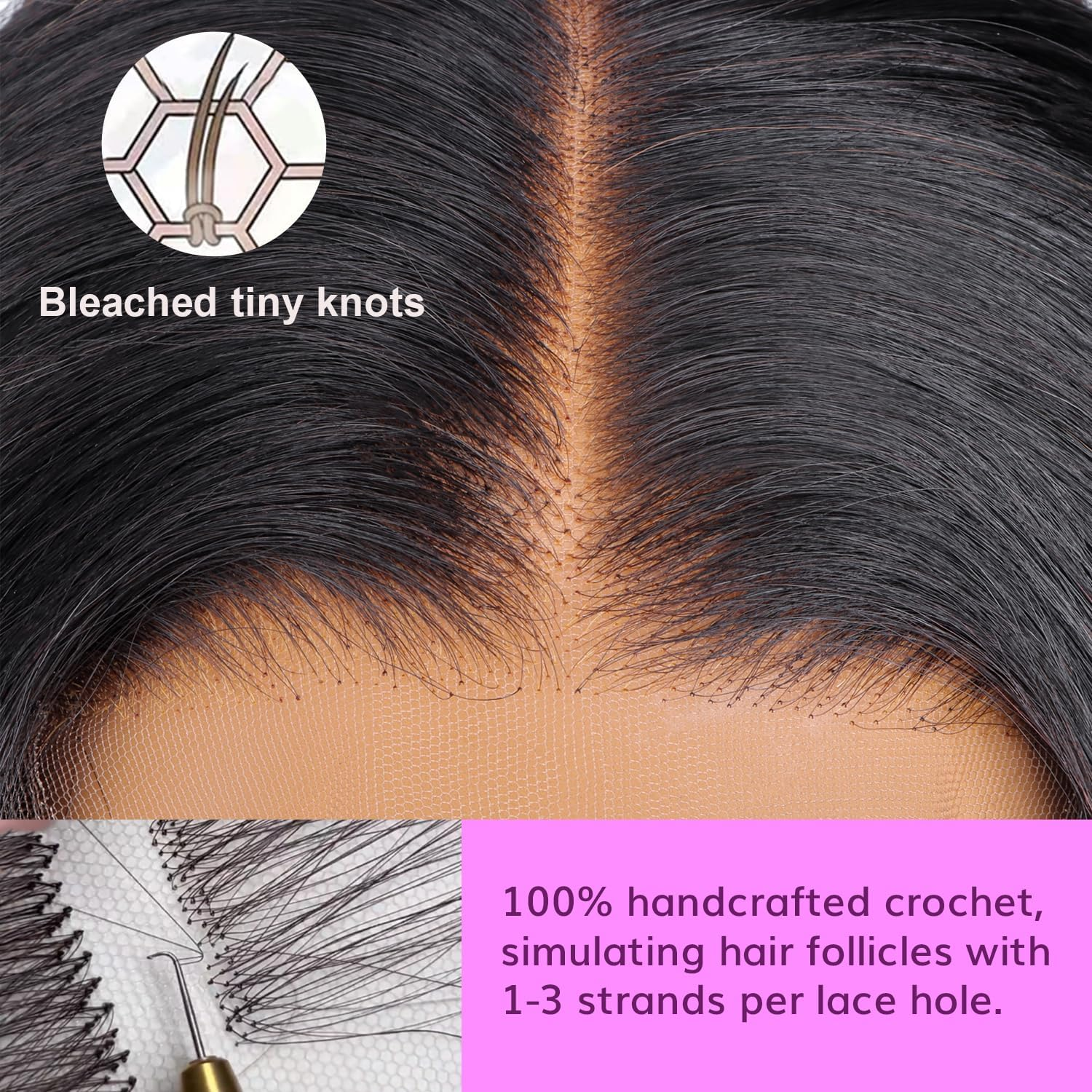 IDN BEAUTY Skin like HD 13X4 Lace Frontal Body Wave Only Human Hair Closure Bleached Single Knot HD Closure 0.1Mm Ultra Thin Lace Pre-Plucked Hairline 50Cm image number 4