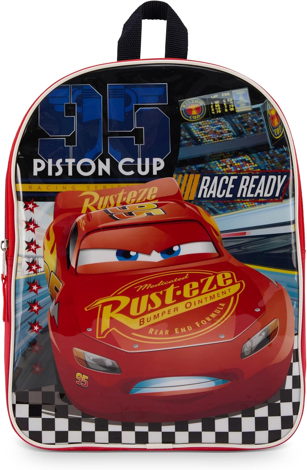 Disney Backpack for Kids 15 Bookbag for Boys | Padded Straps & Large Zip Compartment School Supplies