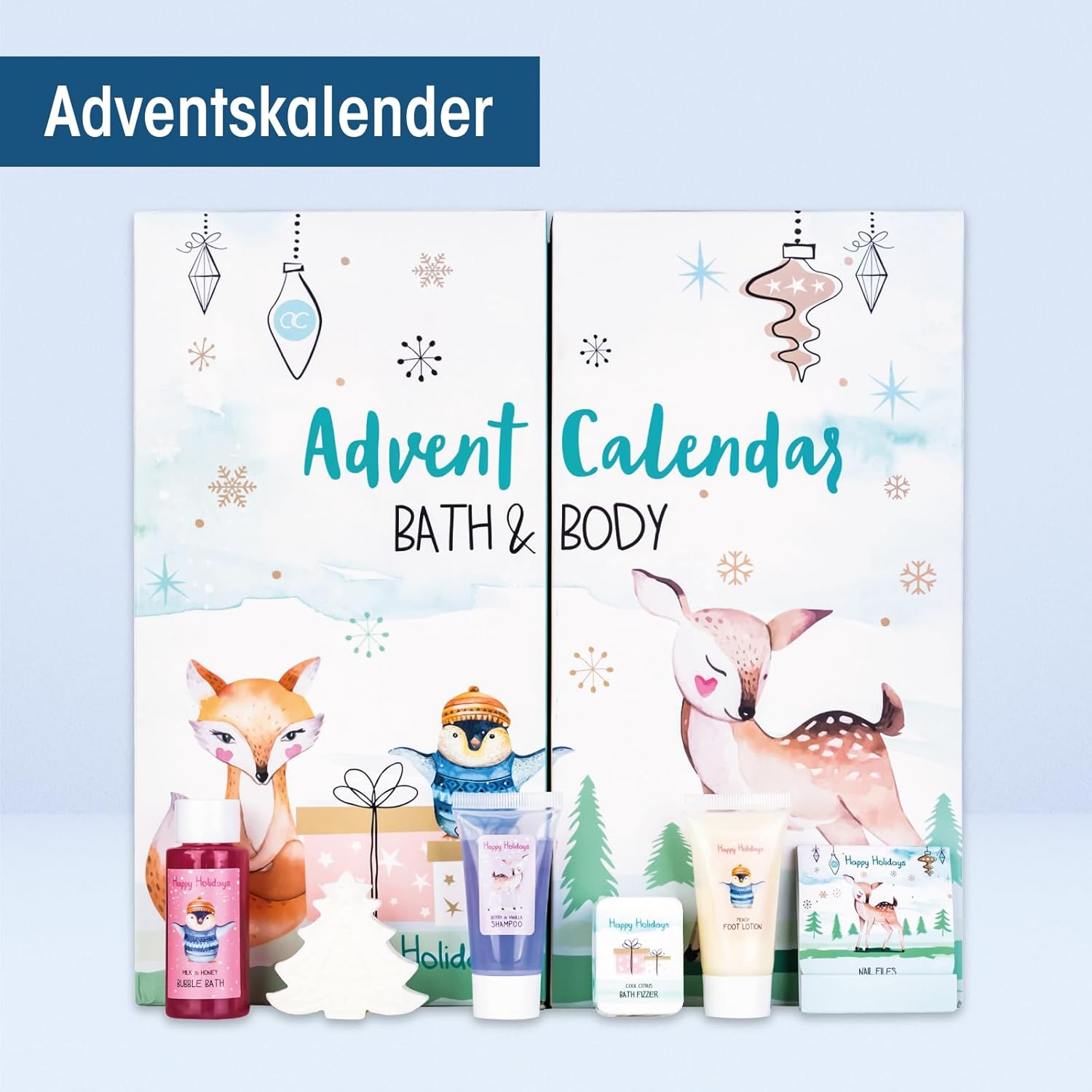 Accentra Care Advent Calendar 2024 for Girls with 24 Care Products - Beauty Advent Calendar with Body Lotion, Bath Bombs, Shower Gel, Shampoo, Lip Balm, Hand Cream and Much More - Christmas Calendar image number 6