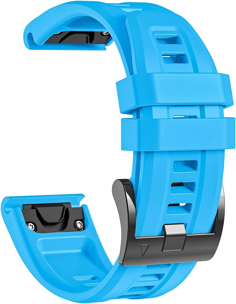 Lepmok for Garmin Fenix 7X Watch Bands, 26Mm Quickfit Silicone Band for Garmin Fenix 6X, Fenix 5X Smartwatch