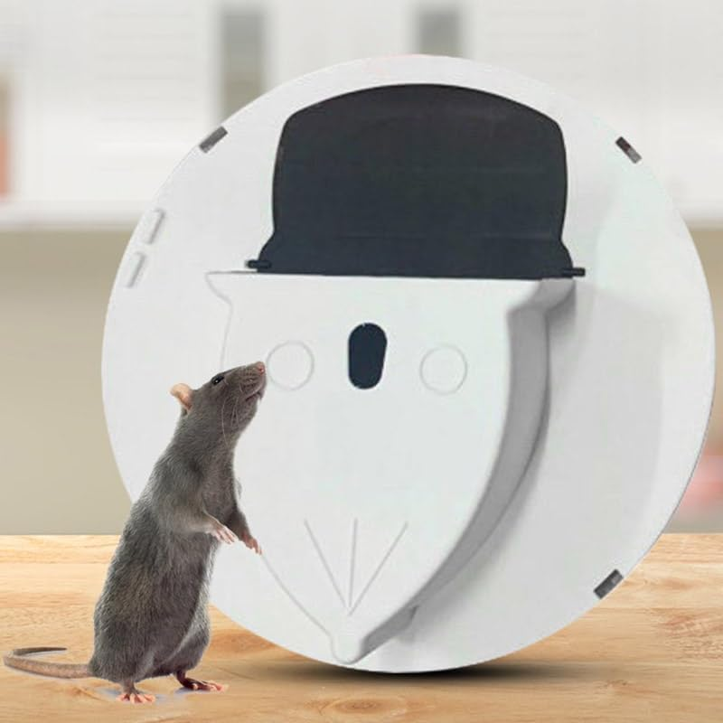 AIMALL Automatic Reset Flip Mousetrap &ndash; Dual-Channel Rat Trap for Indoor and Outdoor Use, Easy Setup, Compatible with 12.2In Bucket image number 1