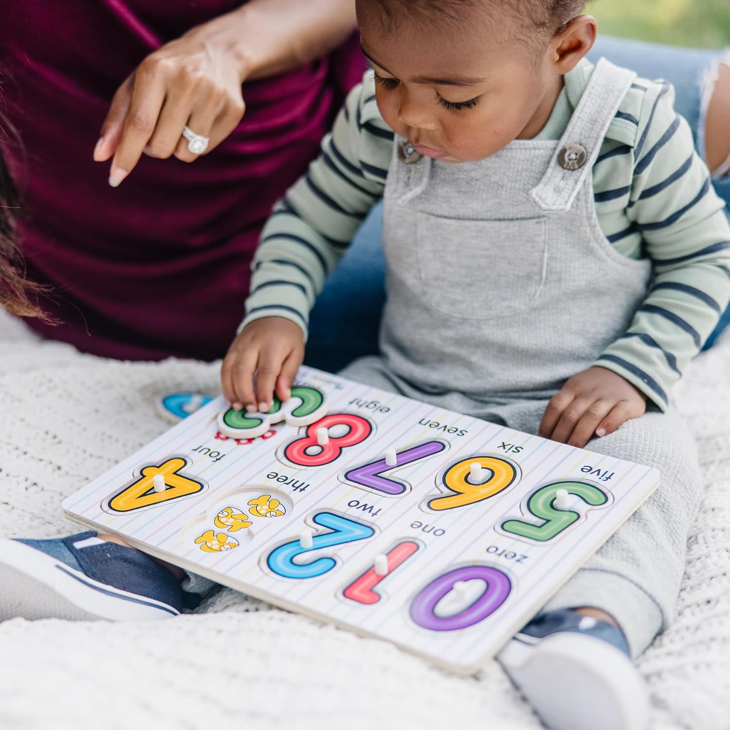 Melissa & Doug - Numbers Peg Puzzle