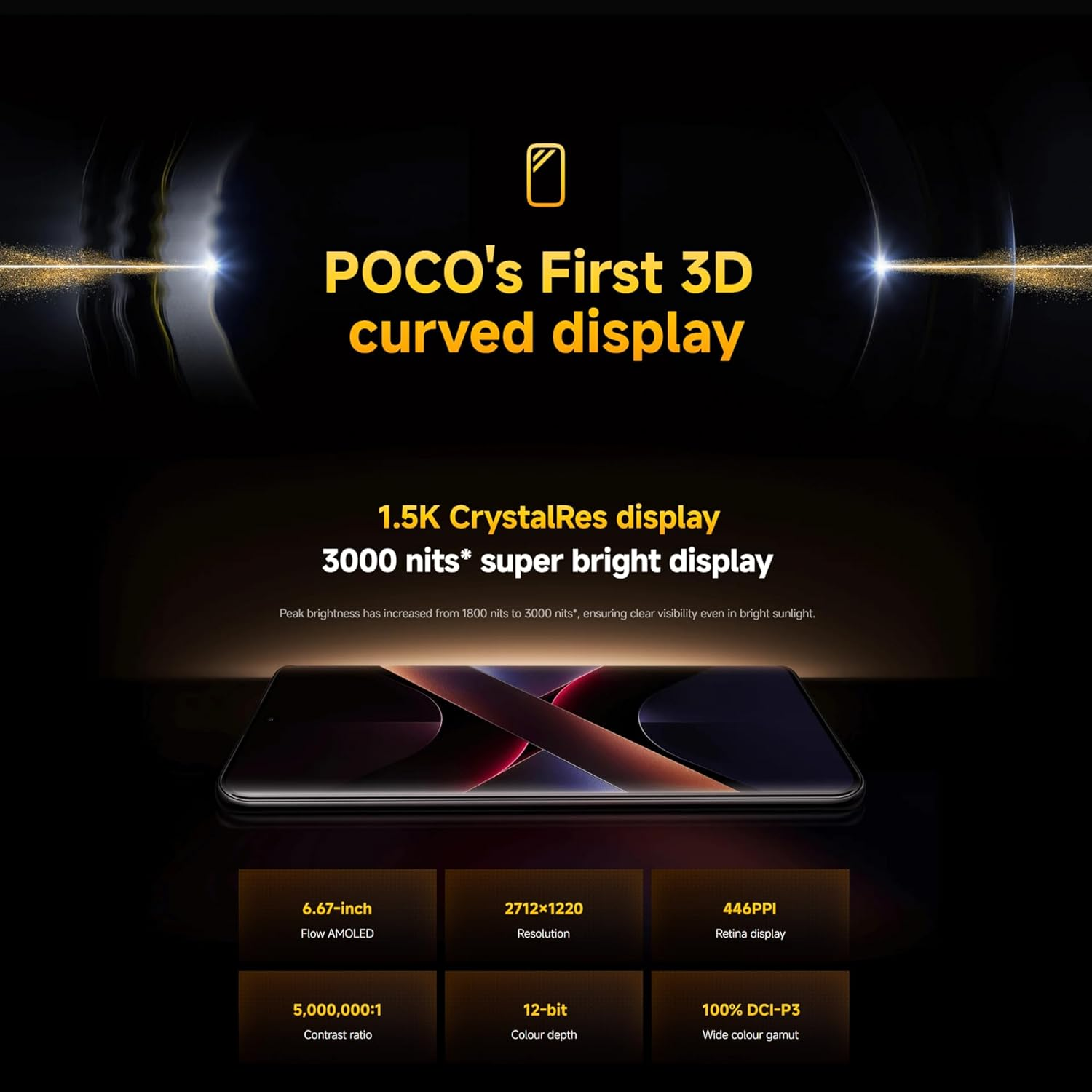 Xiaomi Poco X7 Smartphone, 12+512GB, Green, 50MP Main Camera with OIS, 5110Mah Battery, IP68 (No Charger Included), 2 Year Warranty image number 6