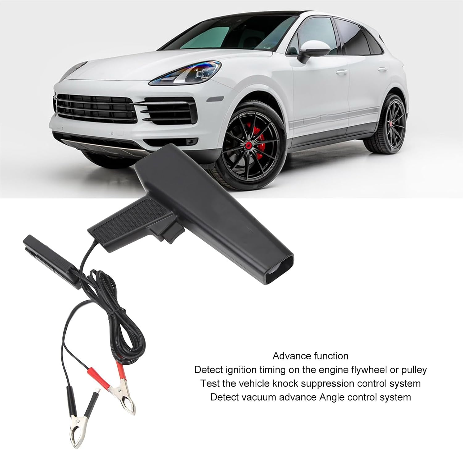 Digital Timing Light, 12V Automotive Ignition Timing Light with LED Display, Portable Inductive Strobe Timing Light Gun, Automotive Tool for Car, Motorcycle, Marine image number 5