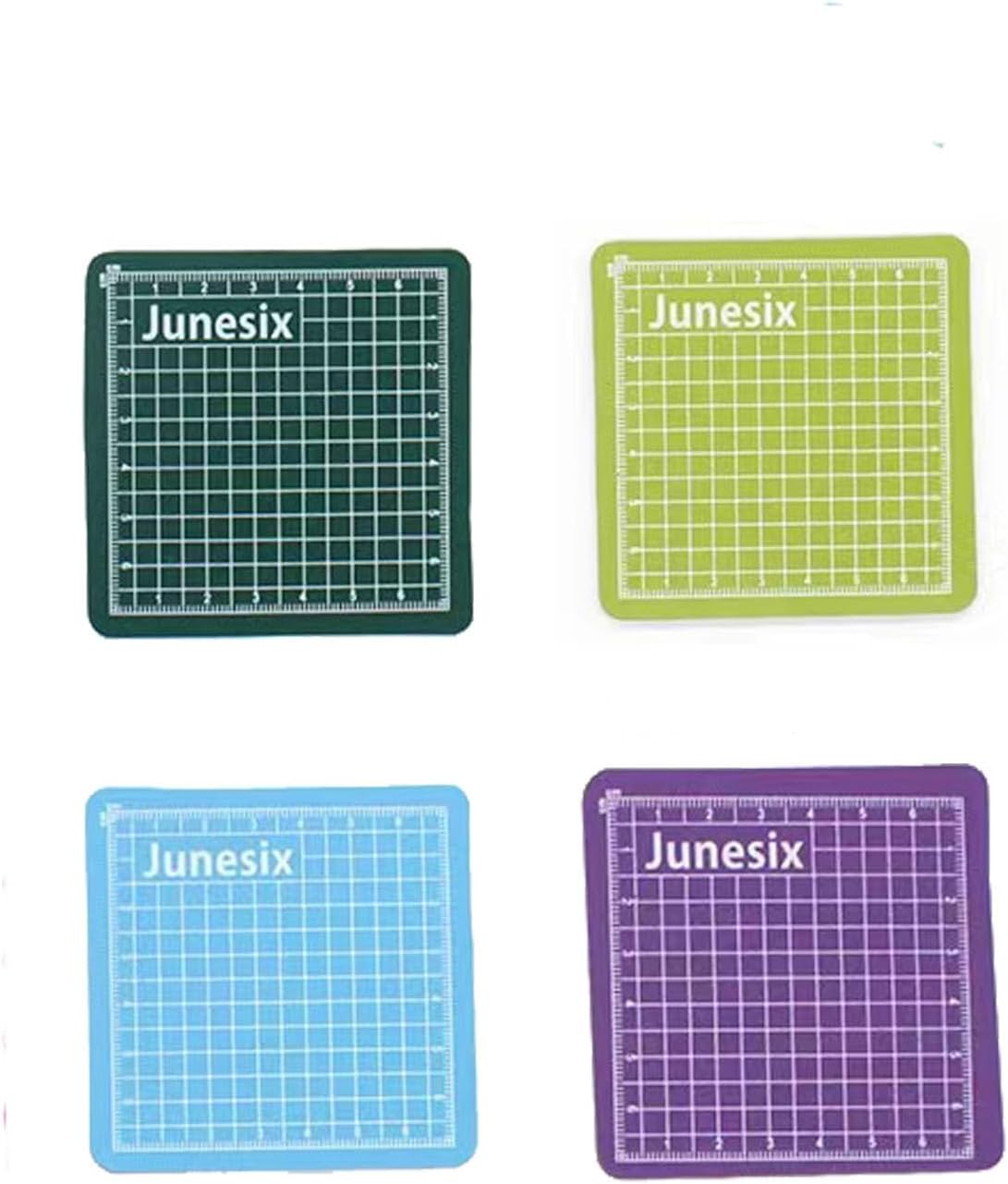 4Pieces Mini Cutting Pad Self Healing Craft Mat Small Sewing Cutting Mat Non-Slip Mini Cut Board for Scrapbooking Quilting Sewing Accessories image number 3