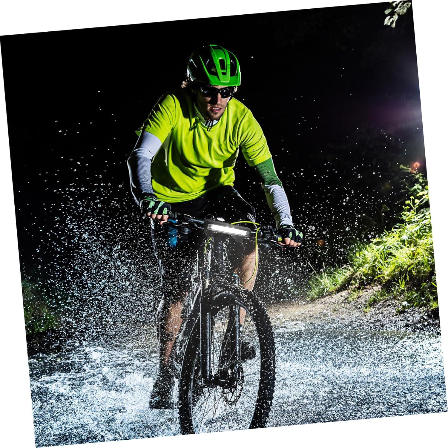 BESPORTBLE Bike Light Handlebar Mount Cycling Front Lamp Night Riding Light Bike Headlight Eos620 Sturdy Easy Installati image number 5