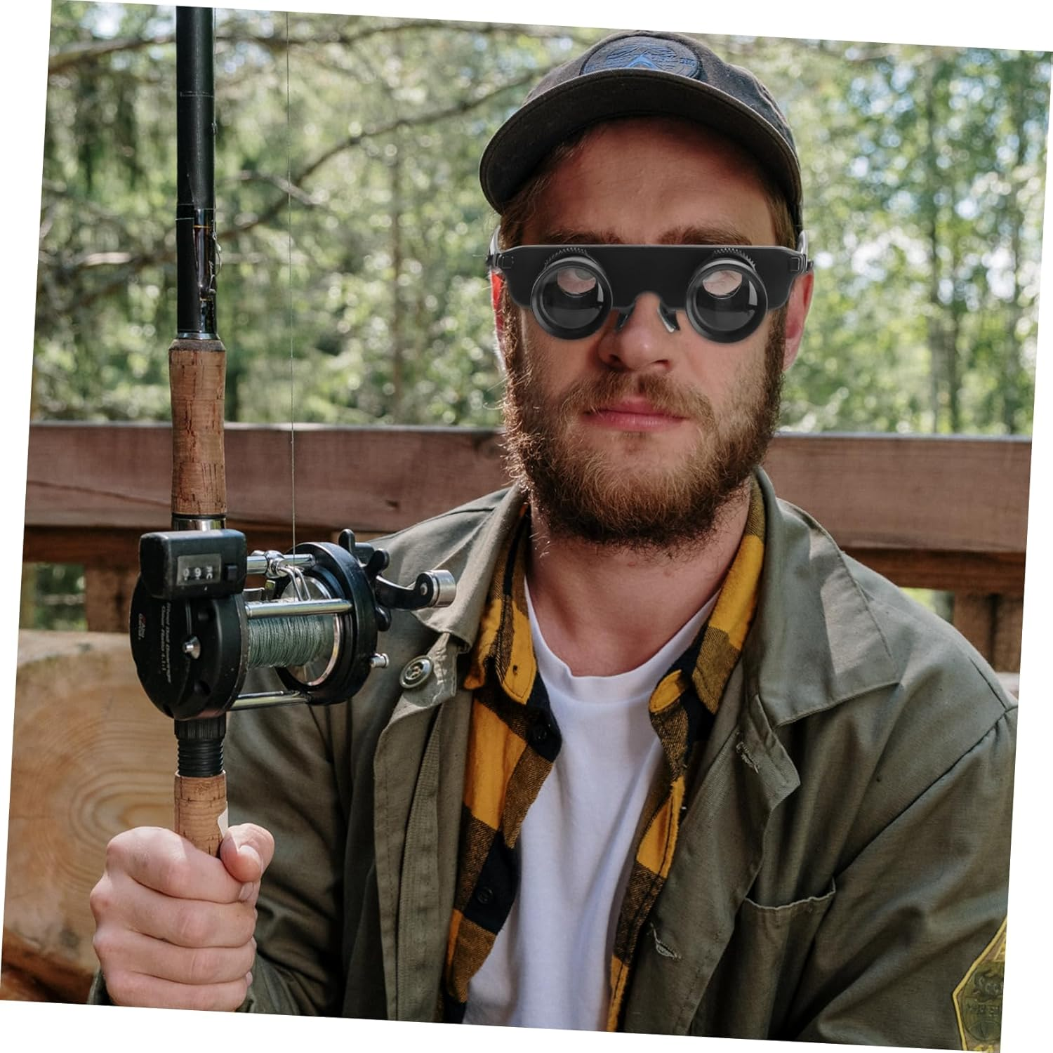 BESPORTBLE Binoculars 10X28 Binocular Glasses for Fishing Bird Watching Travel Sightseeing Outdoor Sports Concerts Theater Opera TV image number 3