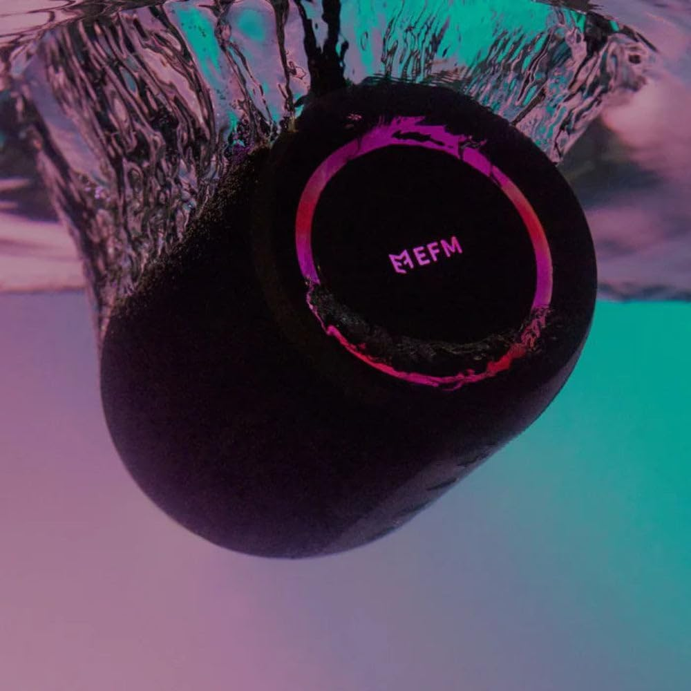 EFM Austin Mini Bluetooth Speaker - with LED Colour Glow image number 2