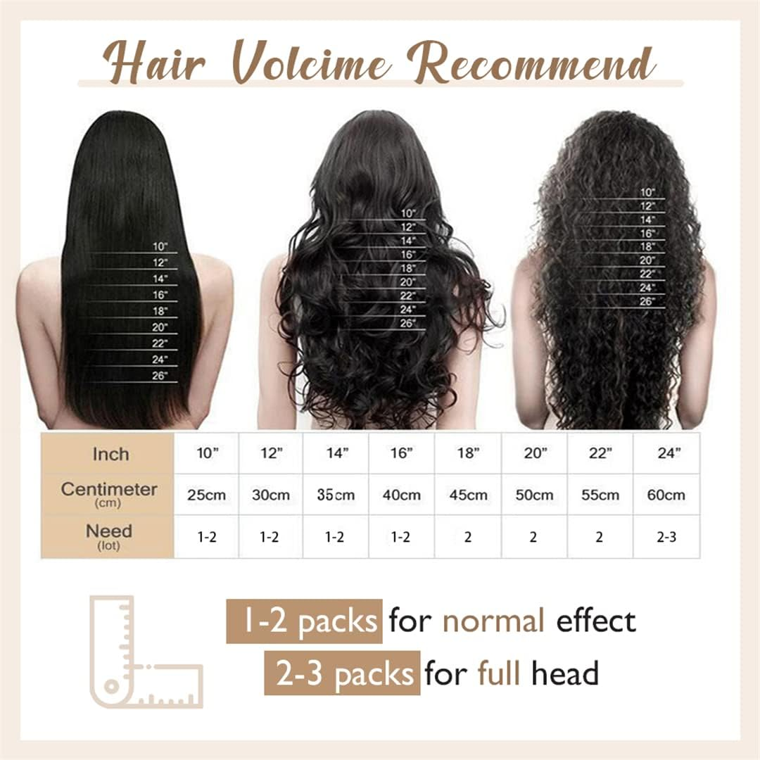 Clip in Human Hair Extensions Ombre Color Hairpins 7-10Pcs 100G Double Weft 100% Machine Remy Natural Hair 4 27 4 4 18Inches 100G