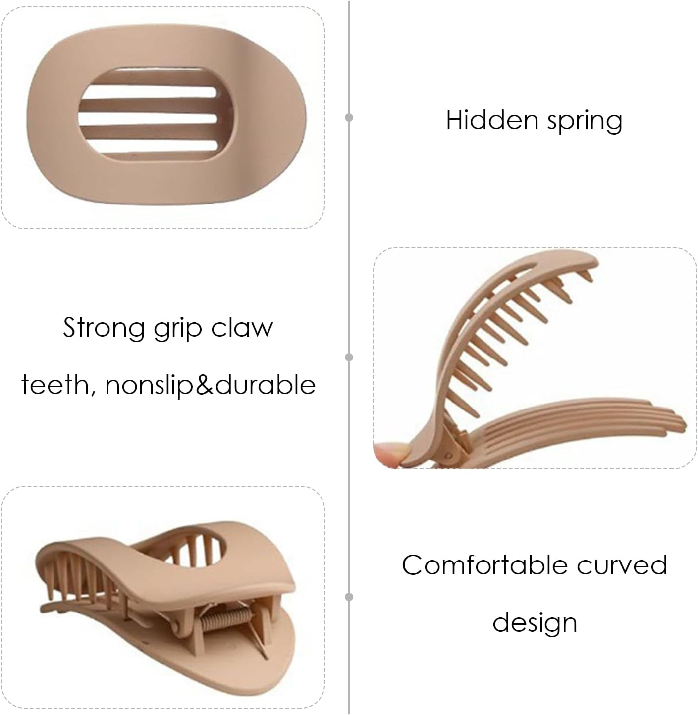 Pack of 8 Hair Clips Retaining Clips Back of Head Retro Hair Supports Headwear for Prom Party Duckbill Clips for Home