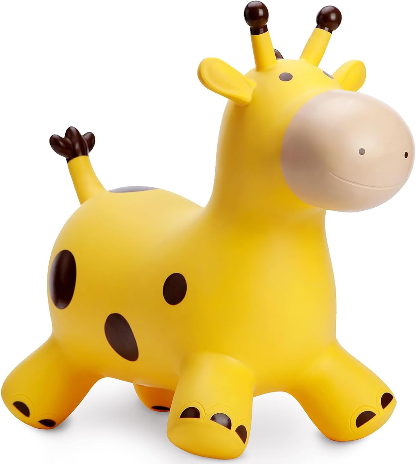 Bouncy Horse for Toddlers 1-3, Inflatable Riding Toy for Kids, Toddler Bounce Animal (Horse 2)