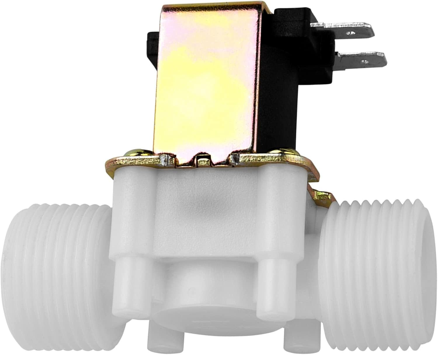 N/C Water Inlet Valve Plastic Solenoid Valve for Automatic Cleaning, 12V DC DN20 G3/4 image number 5