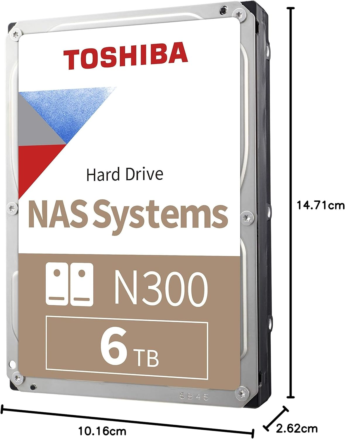 Toshiba N300 6TB NAS 3.5-Inch Internal Hard Drive - CMR SATA 6 Gb/S 7200 RPM 512 MB Cache - HDWG760XZSTA image number 6