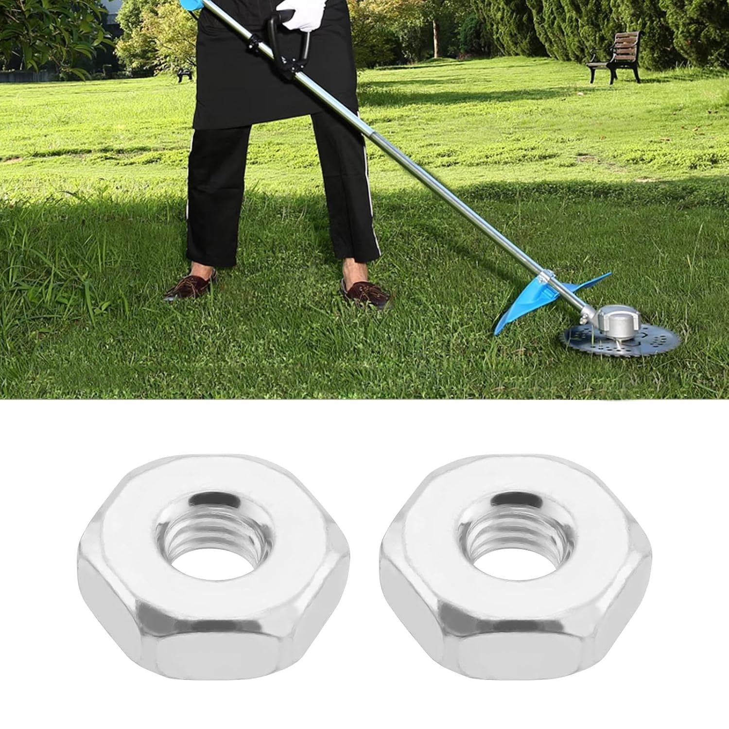 Emagtech 8Pcs SBD Chainsaw Bar Nuts Compatible with Stihl Compatible with Echo Compatible with Homelite Compatible with Husqvarna Chainsaw Sprocket Cover Bar Nut image number 5