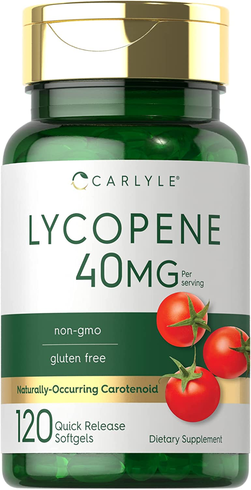 Lycopene | 40Mg | 120 Softgels | Non-Gmo & Gluten Free Supplement | by Carlyle